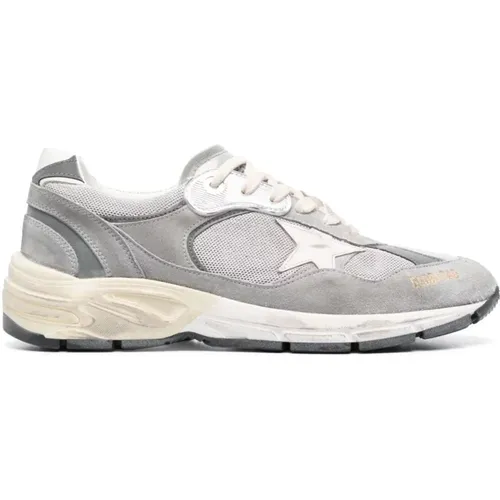 Grey Dad-Star Sneakers , male, Sizes: 5 UK, 8 UK, 11 UK, 9 UK, 10 UK, 6 UK - Golden Goose - Modalova