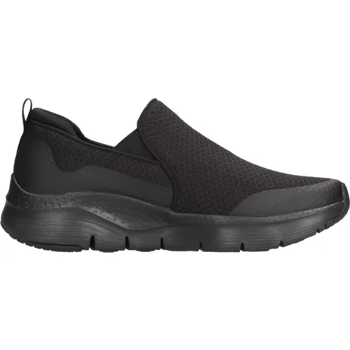 Sportlicher Slip-On Sneaker , Herren, Größe: 40 EU - Skechers - Modalova