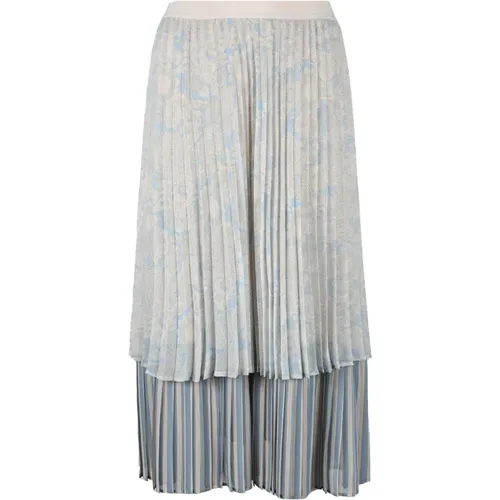 Women`s Light / Beige Skirt , female, Sizes: S, XS - Semicouture - Modalova