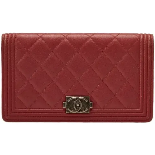 Pre-owned Leather wallets , female, Sizes: ONE SIZE - Chanel Vintage - Modalova