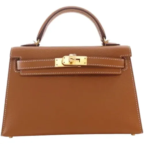 Pre-owned Leather handbags , female, Sizes: ONE SIZE - Hermès Vintage - Modalova