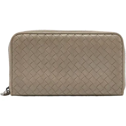 Pre-owned Leather wallets , female, Sizes: ONE SIZE - Bottega Veneta Vintage - Modalova