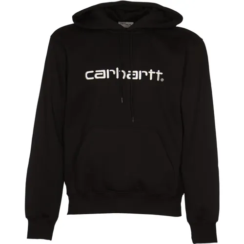 Kapuzen Schwarz Pullover Baumwolle/Polyester Sweat - Carhartt WIP - Modalova