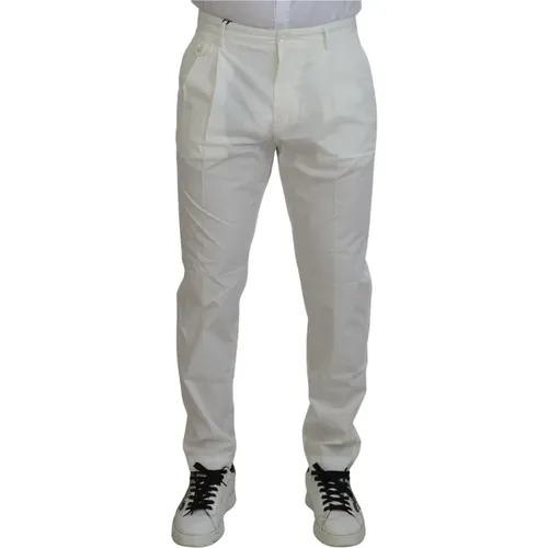 Elegant Chino Trousers , male, Sizes: 3XL, 2XL - Dolce & Gabbana - Modalova