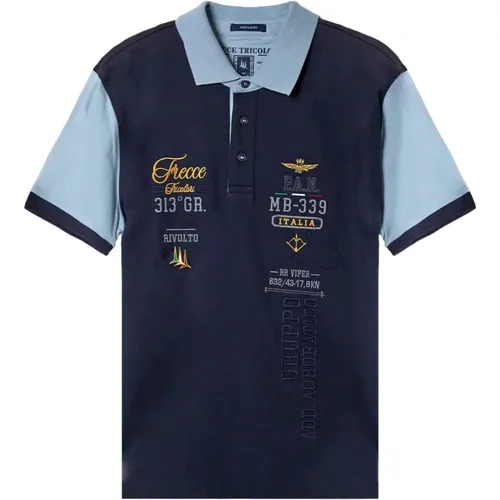 Embroidered Polo Shirt Po1773 , male, Sizes: 3XL, L, XL, M, 2XL - aeronautica militare - Modalova