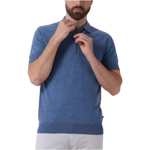 Blaues Polo-Shirt Mapolo Knit , Herren, Größe: M - Matinique - Modalova