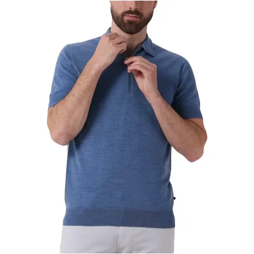 Blaues Polo-Shirt Mapolo Knit , Herren, Größe: S - Matinique - Modalova