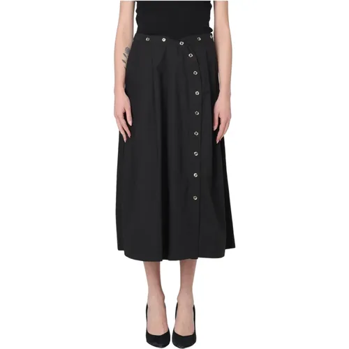 Popeline Skirt , female, Sizes: M, S - pinko - Modalova