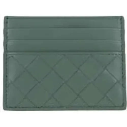 Intrecciato Leather Credit Card Wallet , female, Sizes: ONE SIZE - Bottega Veneta - Modalova