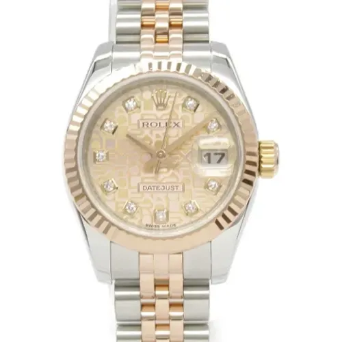 Pre-owned Stainless Steel watches , female, Sizes: ONE SIZE - Rolex Vintage - Modalova