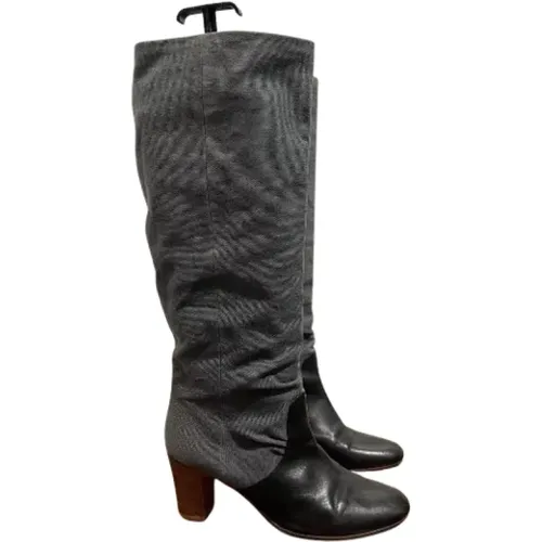Pre-owned Canvas boots , female, Sizes: 5 UK - Maison Margiela Pre-owned - Modalova