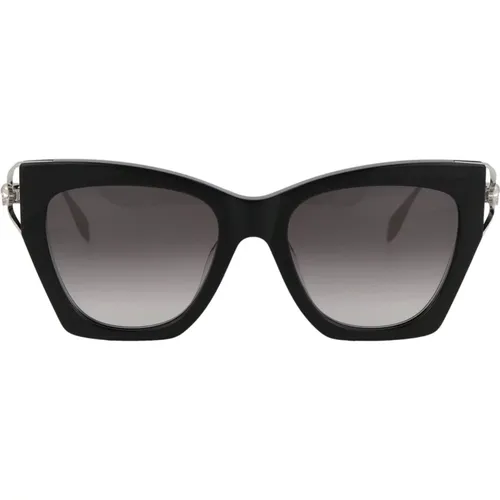 Stylische Sonnenbrille Am0375S , Damen, Größe: 53 MM - alexander mcqueen - Modalova