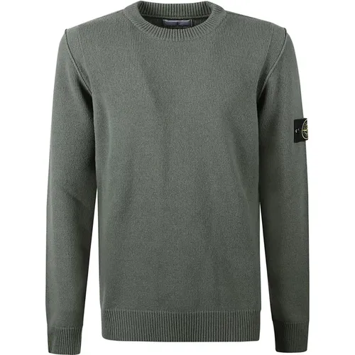 Stylish Knit Sweater for Men , male, Sizes: S, L - Stone Island - Modalova