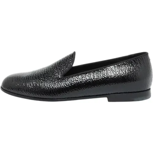 Pre-owned Leather flats , male, Sizes: 5 UK - Armani Pre-owned - Modalova