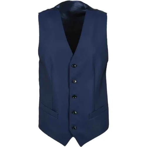 Elegante Weste mit Polyester-Mix , Herren, Größe: XL - Alessandro Dell'Acqua - Modalova