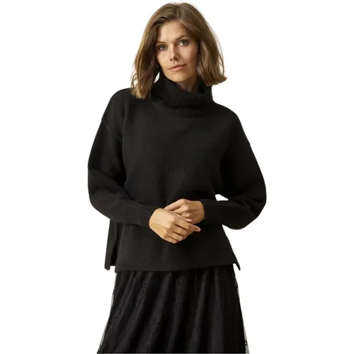 Weicher und Gemütlicher Loulou Pullover in Schwarz - IN FRONT - Modalova