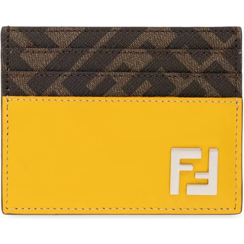 Kartenetui mit Logo Fendi - Fendi - Modalova