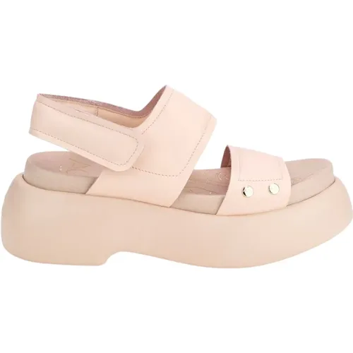 Puffy Flat Sandals , female, Sizes: 6 UK, 8 UK, 7 UK - AGL - Modalova