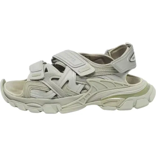 Pre-owned Rubber sandals , male, Sizes: 9 UK - Balenciaga Vintage - Modalova