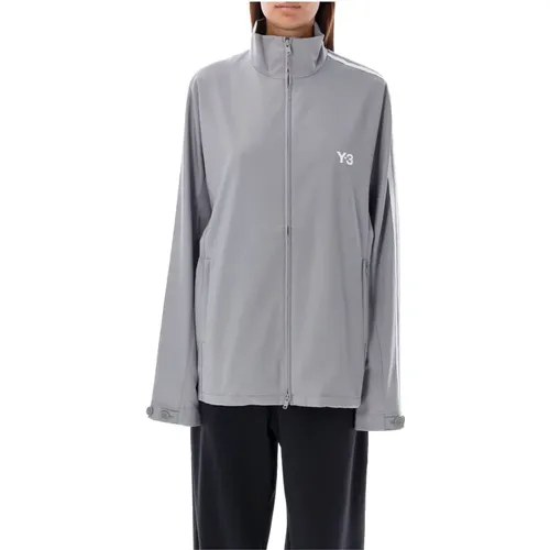 Grey Knitwear Track Jacket Aw24 , female, Sizes: M - Y-3 - Modalova