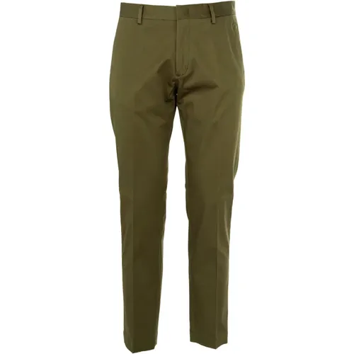 Elegant Men's Cotton Chino Pants , male, Sizes: S - Liu Jo - Modalova