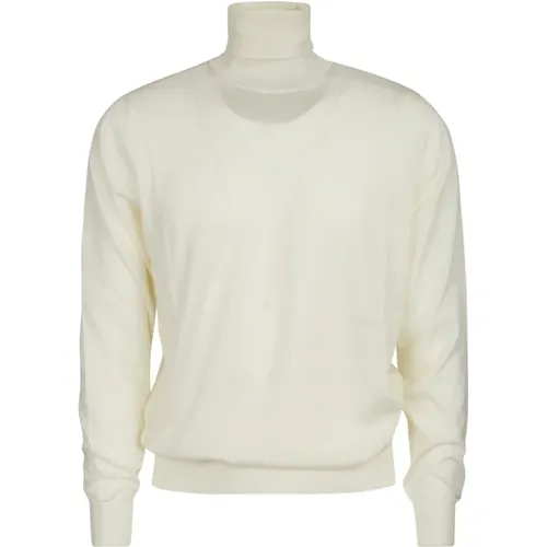 Weiße Sweaters von Filippo De Laurentis , Herren, Größe: M - Filippo De Laurentiis - Modalova