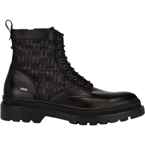 Lace-up Boots , male, Sizes: 6 UK, 7 UK, 10 UK, 9 UK - Karl Lagerfeld - Modalova