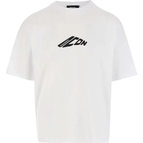 Stylische T-Shirts für Männer und Frauen , Herren, Größe: XL - Dsquared2 - Modalova