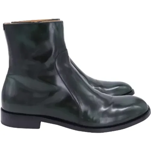 Pre-owned Leather boots , female, Sizes: 9 UK - Maison Margiela Pre-owned - Modalova