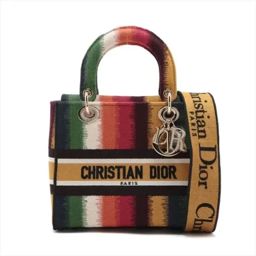 Pre-owned Canvas dior-bags , female, Sizes: ONE SIZE - Dior Vintage - Modalova