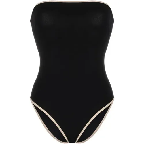 Stripe Edge Strapless Swimsuit , female, Sizes: XS - TotêMe - Modalova