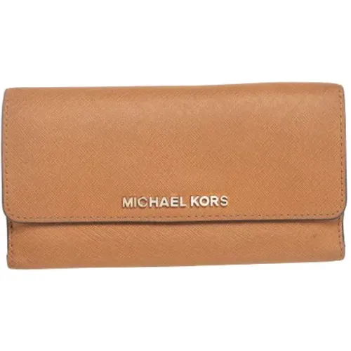 Pre-owned Leather wallets , female, Sizes: ONE SIZE - Michael Kors Pre-owned - Modalova