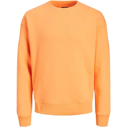 Jack Jones Sweatshirt Star Basic Pullover ohne Kapuze , Herren, Größe: 2XL - jack & jones - Modalova