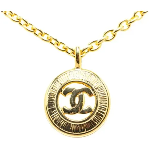 Pre-owned Metal chanel-jewelry , female, Sizes: ONE SIZE - Chanel Vintage - Modalova