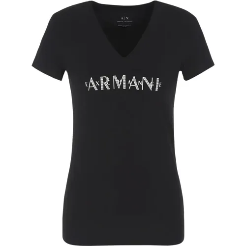 Damen Kurzarm T-Shirt - Armani Exchange - Modalova