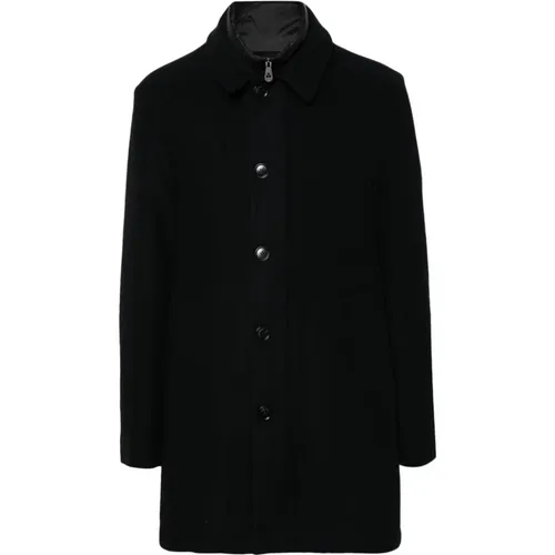 Wool Blend Coat Textured Finish , male, Sizes: 2XL, L, M, XL - Peuterey - Modalova