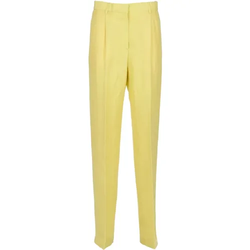 Straight Leg Trousers , female, Sizes: 2XS - Msgm - Modalova