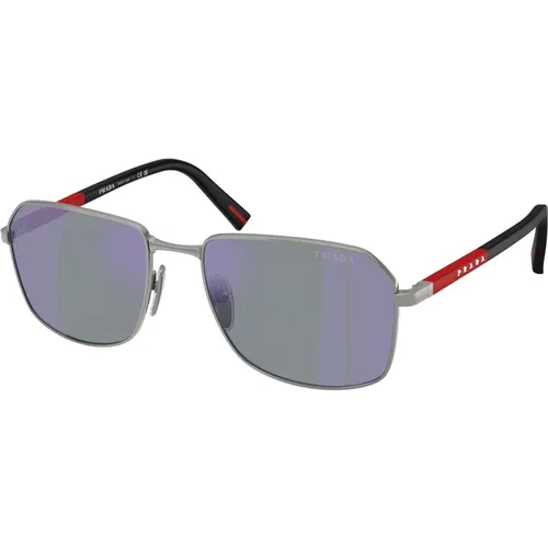 Sonnenbrille Linea Rossa PS A51S , Herren, Größe: 57 MM - Prada - Modalova