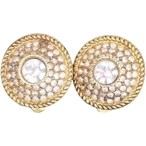 Pre-owned Metal earrings , female, Sizes: ONE SIZE - Chanel Vintage - Modalova