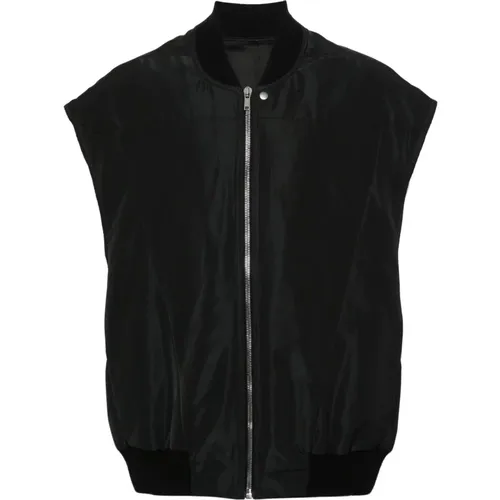 Casual Polyester Flight Vest , male, Sizes: XL, M, 2XL, L - Rick Owens - Modalova