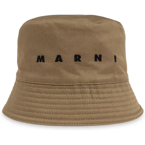 Mütze mit Logo , Herren, Größe: M - Marni - Modalova