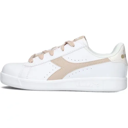 Mädchen Retro Sneakers Weiß Beige - Diadora - Modalova