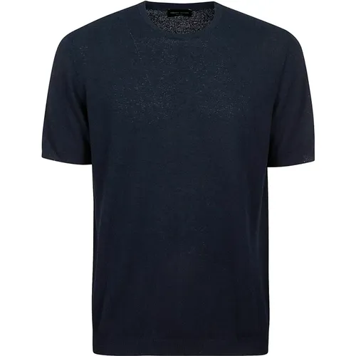 Roundneck SS , male, Sizes: S, 2XL, M - Roberto Collina - Modalova