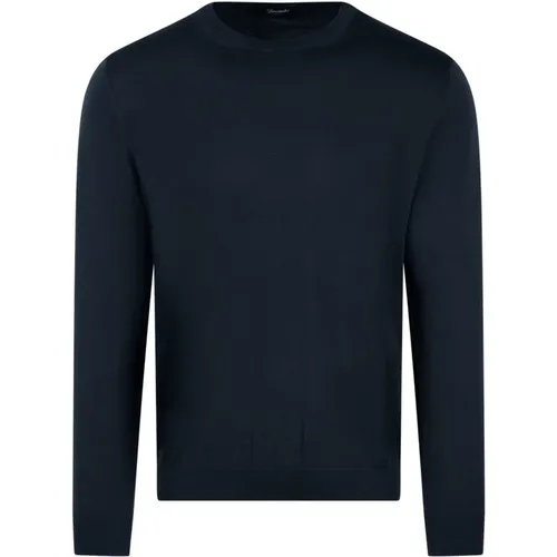 Cotton Knit Sweater , male, Sizes: 2XL - Drumohr - Modalova