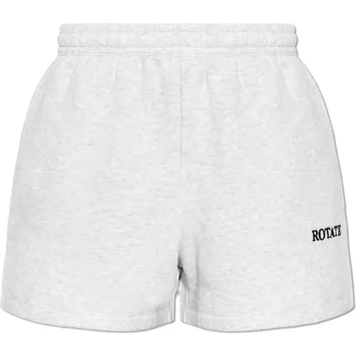 Shorts mit Logo , Damen, Größe: L - Rotate Birger Christensen - Modalova