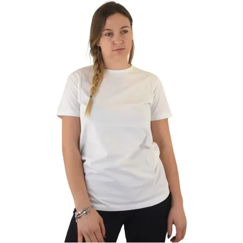 Organische Baumwolle Kurzarm Rundhals T-shirt - Balmain - Modalova