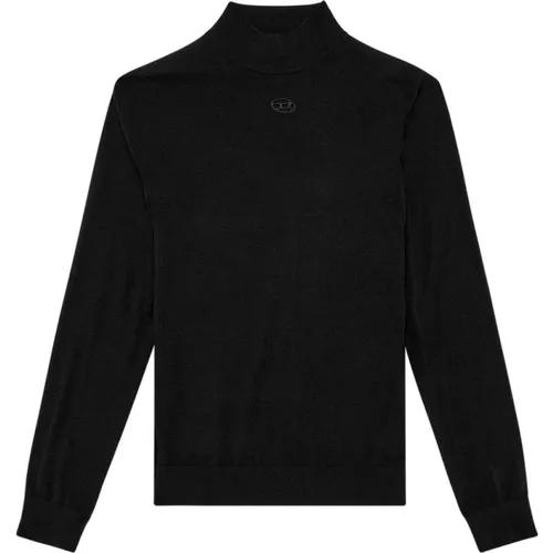 Schwarze Pullover Kollektion , Herren, Größe: S - Diesel - Modalova