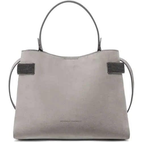 Shoulder Bag , female, Sizes: ONE SIZE - BRUNELLO CUCINELLI - Modalova