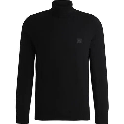 Weicher Atmungsaktiver Rollkragenpullover - Boss Orange - Modalova