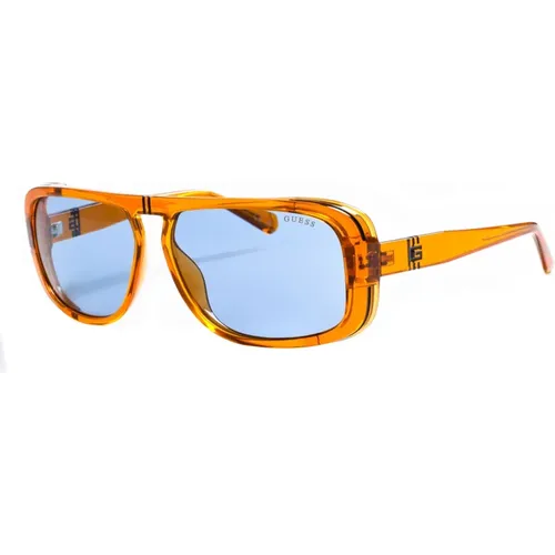 Rechteckige Acetat-Sonnenbrille mit UV-Schutz , Damen, Größe: ONE Size - Guess - Modalova